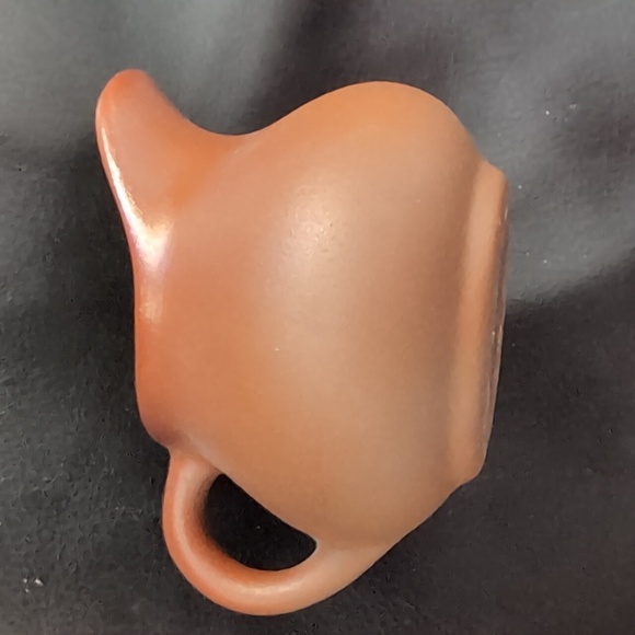 3 pieces Pigeon Forge Pottery brown with yellow interior glaze - Picture 4 of 13